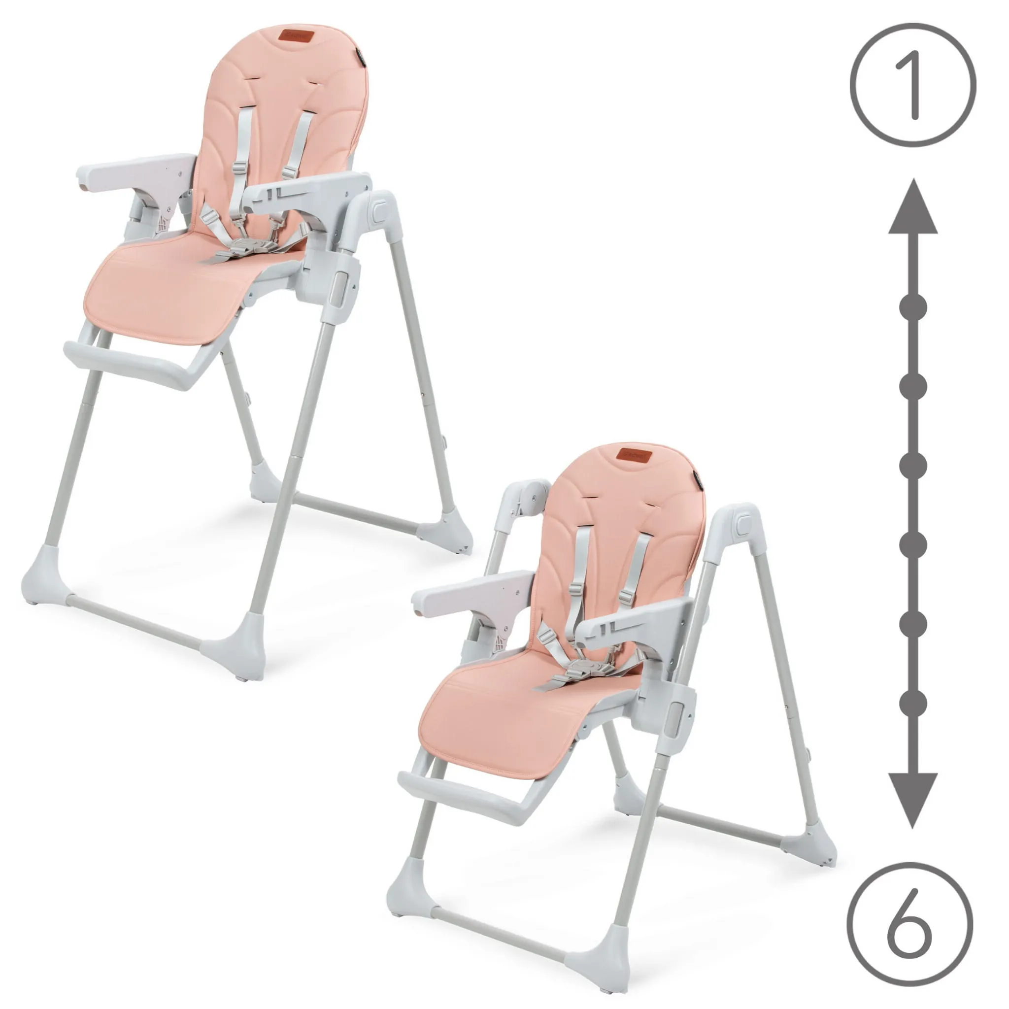 Стульчик для кормления Kidwell Beno pink